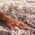 Tapete Sala E Quarto Aconchego - Casu 140x100cm Nude