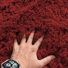 Tapete Sala E Quarto Felpudo Platinum Casu 240x200cm Vermelho