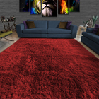 Tapete Sala E Quarto Felpudo Platinum Casu 240x200cm Vermelho