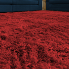 Tapete Sala E Quarto Peludo Hero Casu 140x100cm Vermelho