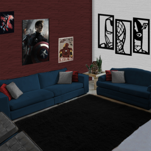 Tapete Sala E Quarto Peludo Hero Casu 300x200cm Preto