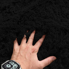 Tapete Sala E Quarto Peludo Hero Casu 300x200cm Preto