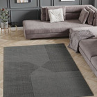 Tapete Sala Edantex Dixon 06 Alto Relevo 2.00 X 2.50 - Cinza