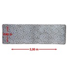 Tapete Sala Egípcio Antiderrapante - 60x200cm - Bege