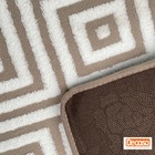 Tapete Sala Egípcio Antiderrapante - 60x200cm - Bege