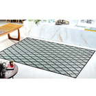 Tapete Sala Esc 1 50x 2 00 Antiderrapante Preto Ht-13