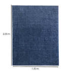 Tapete Sala Esc. 1 50 X 2 00 Antider. Azul Jeans Classic