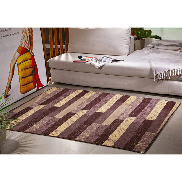 Tapete Sala Escritório 1 50x2 00 Antiderrapante Tabaco A-117