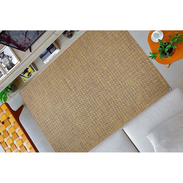 Tapete Sala Escritório Antiderrapante Sisal 1mx1 5m - Sisal S
