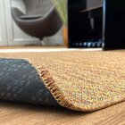 Tapete Sala Escritório Antiderrapante Sisal 1mx1 5m - Sisal S