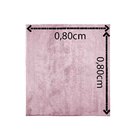 Tapete Sala Escritório Quadrado 0,80cm X 0,80cm Antiderrapant