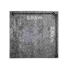 Tapete Sala Escritório Quadrado 0,80cm X 0,80cm Antiderrapant