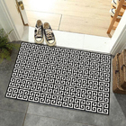 Tapete Sala Geométrico Maze Labirinto Antiderrapante 100x140c