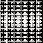 Tapete Sala Geométrico Maze Labirinto Antiderrapante 100x140c