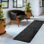 Tapete Sala Itália Antiderrapante - 60x200cm - Preto