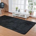 Tapete Sala Liso 2,0 X 1,5m Retangular Pelúcia 8mm - Preto