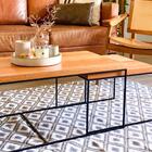 Tapete Sala Losangulos Geométrico 135x200cm Antiderrapante