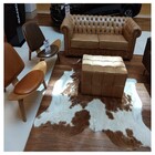 Tapete Sala Pele Inteira De Vaca