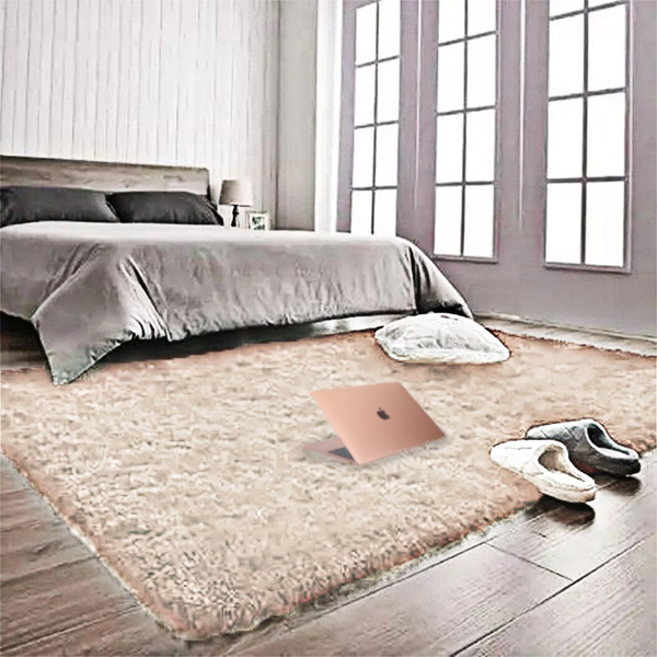 Tapete Sala Peludo 2mx3m Quarto Felpudo Nude Casen