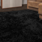 Tapete Sala Premium Antiderrapante Casu 140x100cm Preto