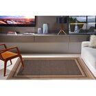 Tapete Sala Quar Econature Moldura 2 00x2 50 Bege Chumbo-77