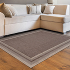 Tapete Sala Quar Econature Moldura 2 00x2 50 Bege Marrom-87