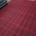 Tapete Sala Quarto, 1,00x1,50 Carpete Vermelho