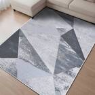 Tapete Sala Quarto Antiderrapante Geométrico Belga Domani 1,0