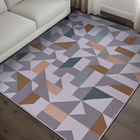 Tapete Sala Quarto Antiderrapante Geométrico Belga Domani 1,0