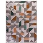 Tapete Sala Quarto Antiderrapante Geométrico Belga Domani 1,0