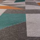 Tapete Sala Quarto Antiderrapante Geométrico Belga Domani 1,0