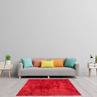 Tapete Sala Quarto Antiderrapante Macio Apolo Felpudo Pelo Ba