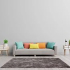 Tapete Sala Quarto Antiderrapante Macio Apolo Felpudo Pelo Ba