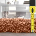 Tapete Sala Quarto E Escritório Felpudo Shaggy Altura Pelo 40