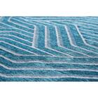 Tapete Sala Quarto Esc 1,00x1,50 Funcional Azulejo Azul 21