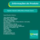 Tapete Sala Quarto Felpudo Luxuoso 2,0m X 2,4m Marrom Casen