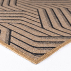 Tapete Sala Quarto Funcional Azulejo 1 50 X 2 00 - Bege-72