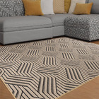 Tapete Sala Quarto Funcional Azulejo 2 00 X 2 50  - Bege-72