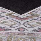 Tapete Sala/quarto Funcional Medalhão 1 00 X 1 50  - Cinza-51