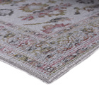 Tapete Sala Quarto Funcional Medalhão 1 50 X 2 00  - Cinza-51