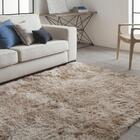 Tapete Sala/quarto Peludo 100x140 Moscou Luxo Creme