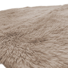 Tapete Sala/quarto Peludo Felpudo Casen Bege 100x140cm