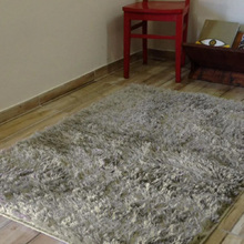 Tapete Sala Shaggy Macio 1 00 X 1 50 M Antiderrapante Gelo