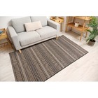 Tapete Sala Sisal Eco-nature Riscas 56 Chumbo 1,33x1,90m