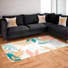 Tapete Sala Wevans Folhagem Colorida Único