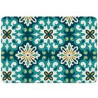 Tapete Sala Wevans Mandala Color Azul