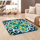 Tapete Sala Wevans Mandala Color Verde