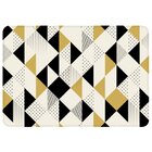 Tapete Sala Wevans Multi Triângulos Amarelos