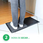 Tapete Sanitizante E Secante 2 Em 1 Preto 0,40x0,78m - Kapazi