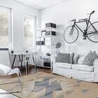 Tapete São Carlos Supreme Pirâmides 2,00x2,90m Azul-bege